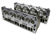 LPE CNC Ported LS3 L92 Cylinder Heads - Pair - Inconel Exhaust Valves + Stock